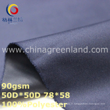 Twill Polyester Pongee Tissu de teinture pour vêtements de sport (GLLML330)